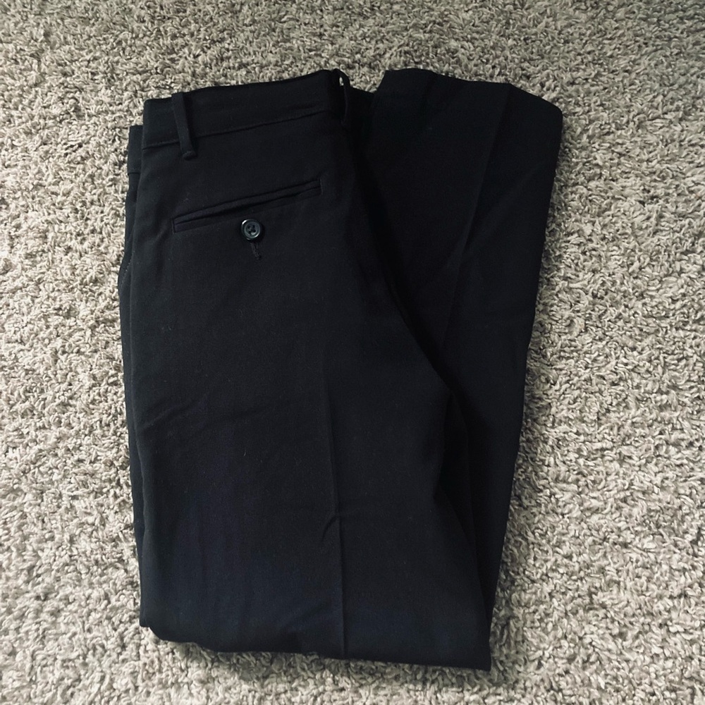 Boys Van Heusen black formal dress pants size 8